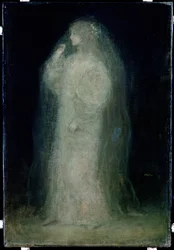 Bruden, eller nybegynneren som tar sløret, ca. 1887